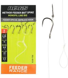 Nevis Feeder monofil előke szakáll nélküli horoggal (8108-710)
