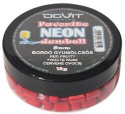 DOVIT Favorite Dumbell Neon 8mm - Bordó gyümölcsös