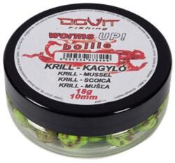 DOVIT worms UP! Boilie 10mm - Krill-kagyló