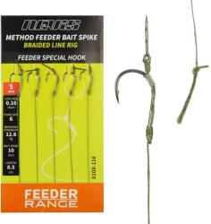 Nevis Feeder fonott előke csalitüskével 12-es 5db/cs (8108-112) - bakapeca