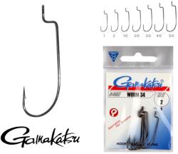 Gamakatsu Worm-34/300 3/0 5db/cs (146676-003)
