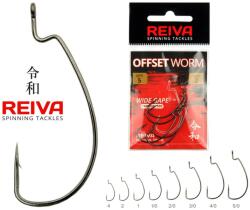 Reiva Offset Worm 4/0-as 3db/cs