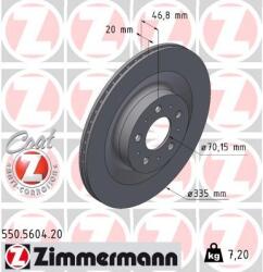 ZIMMERMANN Disc frana ZIMMERMANN COAT Z 550.5604. 20 (550.5604.20)