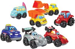 Ecoiffier Épitőjáték 7 kisautóval Abrick Fast Car Écoiffier kombinálhatóak 18 hó-tól (ECO3298)