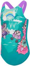 Speedo Цял бански girls learn to swim printed crossback