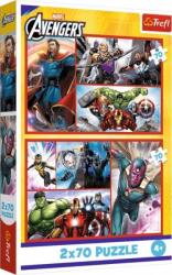 Trefl Avengers - Bosszúállók 2x70 db-os (34439)