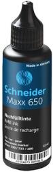 Schneider Utántöltő palack "Maxx 230 és 280" alkoholos markerekhez, 50 ml, SCHNEIDER "Maxx 650", fekete (TSC650FK)