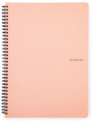 KARTON P+P Ikervezetékes blokk A4 PP PASTELINI sárgabarack (8-799)