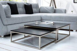 Fiesta 2 dohányzóasztalból álló szett Fiesta I fekete