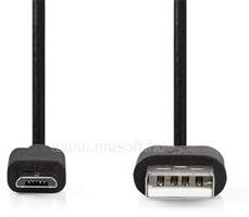 Nedis CCGL60500BK30 USB 2.0 USB-A dugó - USB Micro-B dugó 11 W 480 Mbps, 3m (CCGL60500BK30) (CCGL60500BK30)