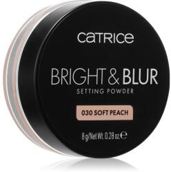 Catrice Bright & Blur озаряваща насипна пудра цвят 030 Soft Peach 8 гр