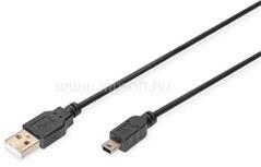 ASSMANN High Speed 2.0 mini USB B - USB type A kábel 1m (DIGITUS_AK-300130-010-S) (DIGITUS_AK-300130-010-S)