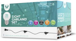 Forever Light Ghirlanda luminoasa decorativa exterior Forever Light 12m cu 10 becuri LED E27, G45 Alb IP65 (proc-5900495863089)