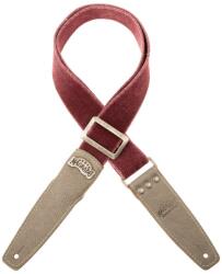 Magrabò Stripe SS Cotton Washed Bordeaux 5 cm, Aged Granite