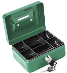 EXTOL CRAFT 3 év Extol Craft 99008 pénzkazetta, 2db kulccsal, változó színekben, festett acél ; 125×95×55/0, 8mm