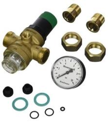 Resideo Braukmann Honeywell Resideo Braukmann nyomáscsökkentő+ nyomásmérő, tehermentesített szelep, 3/4", KM+hollander, 1, 5. . 6bar (D06F-3/4AM)