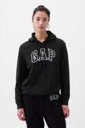 GAP GAP, Kapucnis pulóver kenguruzsebbel és logóval, Fekete, Fehér, XS (000870537-200-XS)