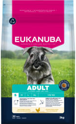 EUKANUBA 3kg Eukanuba Premium Nutrition Adult Small Breed csirke száraz kutyatáp