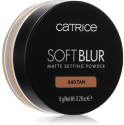 Catrice Soft Blur Matte Setting Powder fixáló porpúder árnyalat 040 Tan 8 g