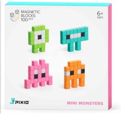 PIXIO Mágneses kocka építőkészlet - Mini Monsters 100 darabos (40102)