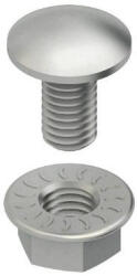 NIEDAX FLM6x12F HORGANYZOTT! ! ! lencsefejű csavar + anya (FLM6X12F)