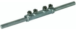 DEHN Vezetőtoldó ZG Rd 7-10mm-hez 4 csavarral M6x12mm 385202 VM 7.10 SKM6X12 ZG (385202)