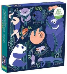 Galison 500 db-os puzzle - Mudpuppy - Tree-Dwelling Slowpokes (57648) (57648)