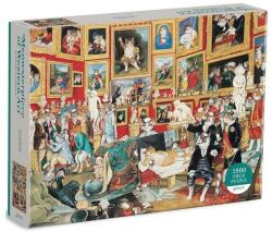 Galison 1500 db-os puzzle - Tribuna of the Uffizi Meowsterpiece (69719) (69719)