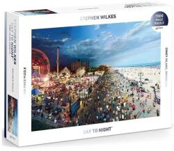 Galison 1500 db-os puzzle - Day To Night Coney Island, Stephen Wilkes (83067) (83067)