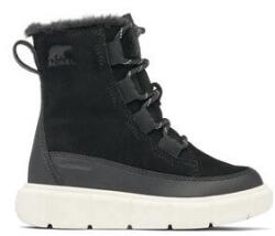 Sorel lányka csizma, 304096471, Természetes bőr, 26 EU, Fekete (0000304096471_26)