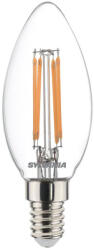 SYLVANIA ToLEDo Candle 0029373 LED gyertya COG átlátszó fényforrás E14 4, 5W 2700K Ra80 470Lm 230V 360 fok (0029373)