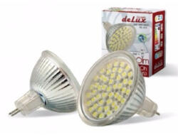 Daniella deLux LED MR16 3W GU5.3 200lm 4000K semleges fehér fényforrás 120fokos Ra80 12V AC/DC d=50mm DEL305 deLux (DEL305)