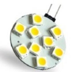 Daniella deLux LED G4 1, 8W 130lm 4000K semleges fehér fényforrás 180fok Ra80 12V AC/DC (9db SMD5050 led) DEL1141 deLux (DEL1141)