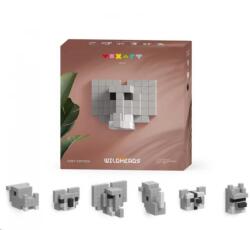PIXIO Voxart kocka építőkészlet - Wildheads szürke kiadás (VA-81402)