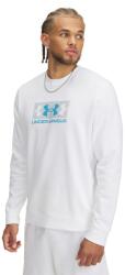 Under Armour Férfi szabadidős cipzár nélküli pulcsi Under Armour RIVAL TERRY LOGO CREW fehér 1390140-100 - L
