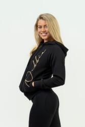 NEBBIA Women's Classic Zip-Up Hoodie 845 Gold Női melegítőfelső M