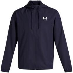 Under Armour Férfi szabadidős cipzár nélküli pulcsi Under Armour RIVAL WOVEN WINDBREAKER kék 1390149-410 - M