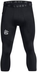 Under Armour Férfi kompressziós 3/4-es leggings Under Armour CURRY BRAND 3/4 LGS fekete 1379828-003 - S