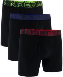 Under Armour Férfi boxer nadrág Under Armour PERFORMANCE COTTON 6IN (3-PACK) fekete 1383889-004 - XL