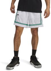 Under Armour Férfi sport rövidnadrág Under Armour ZONE PRO 7IN MESH PRINTD SHORTS fehér 6000365-100 - XL