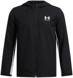 Under Armour Gyerek sportdzseki Under Armour B RIVAL WOVEN JACKET fekete 1390154-001 - YL