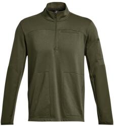 Under Armour Férfi szabadidős félcipzáras pulcsi Under Armour TAC RIVAL JOB FLEECE zöld 1379203-390 - L