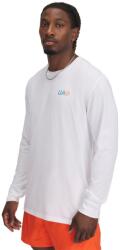 Under Armour Férfi szabadidős cipzár nélküli pulcsi Under Armour WORKWEAR LOGO LS TEE fehér 1390167-100 - M