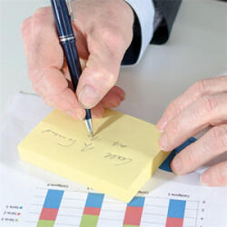 Info Notes Öntapadós jegyzettömb 75x75 mm 100 lapos sárga (5654-01) (5654-01)