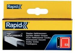 RAPID Tűzőkapocs, 53 / 6 mm, 2000 db, bliszterben