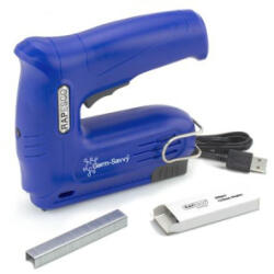 Rapesco Tűzőpisztoly, vezeték nélküli, elektromos, USB, Germ-Savvy 'T12-USB', kék (IR1634) (IR1634)