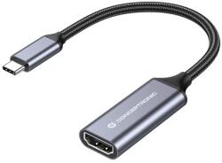 Conceptronic USB 2.0 Type C HDMI 2.0 Átalakító Fekete-Szürke 22cm ABBY09G (ABBY09G)