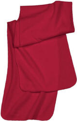 K-UP Uniszex sál K-UP KP878 Fleece Scarf -Egy méret, Red