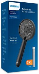 Philips Water Cap de dus cu filtru Philips 3 moduri de pulverizare negru capacitate filtru 1 luna (ASH1516BK/10)