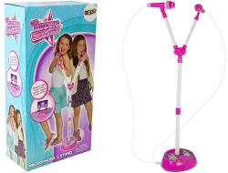 LEAN Toys Dupla Mikrofon Zenei Mp3 Diódák Állvány